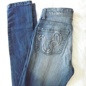 Strutt & Stroll distressed Jeans